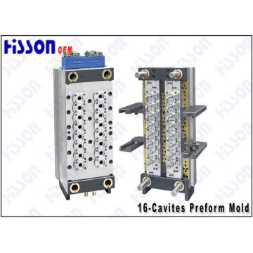 16 cavidad G 24 28pco molde de preformas de Pet